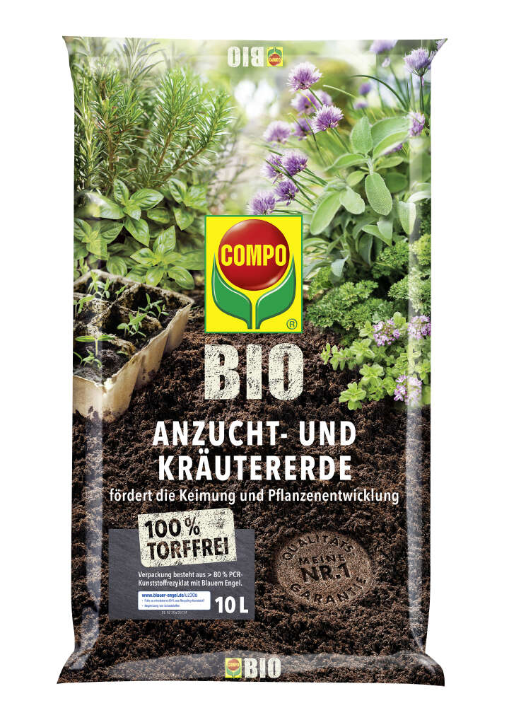COMPO BIO Anzucht- und Kräutererde torffrei